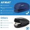 Electric Stapler, Automatic Stapler for Desk, Electric Stapler Desktop, AC or Battery Powered Stapler Heavy Duty, with Reload Reminder & Release Button, 25 Sheets Capacity, Blue